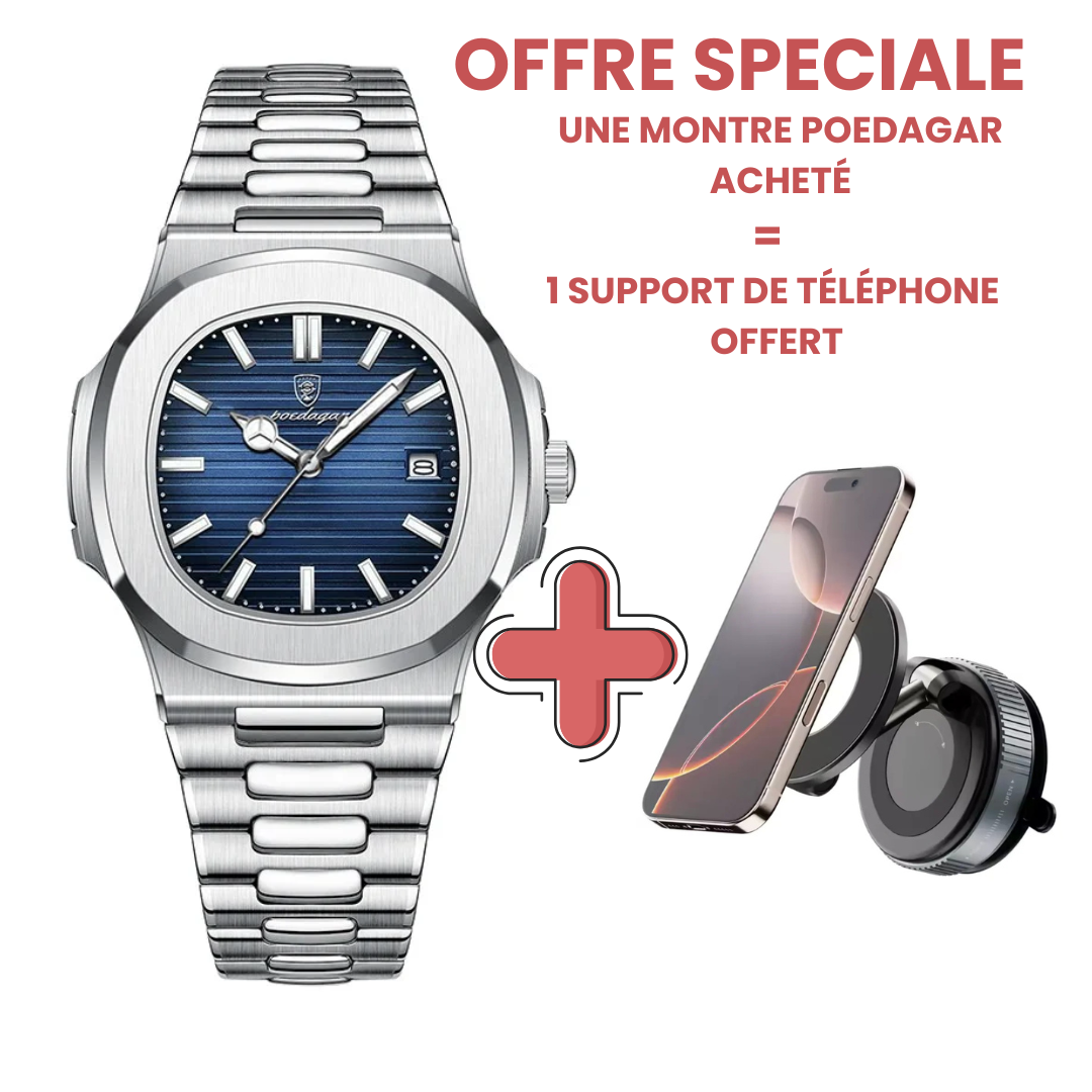 Montre de Luxe Poedagar - Homme